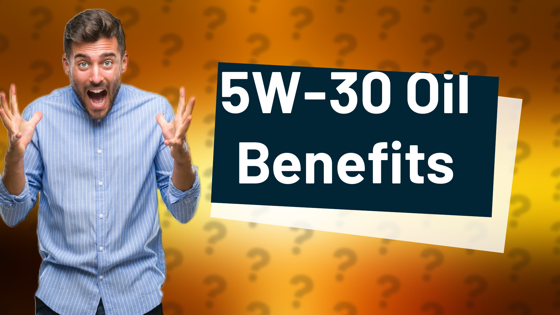 5W-30 Oil Benefits