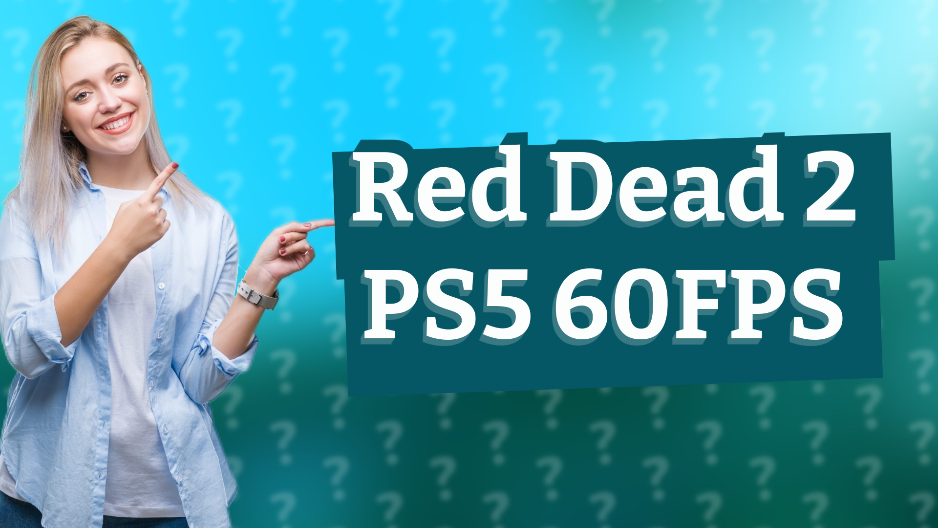 Red Dead 2 PS5 60FPS