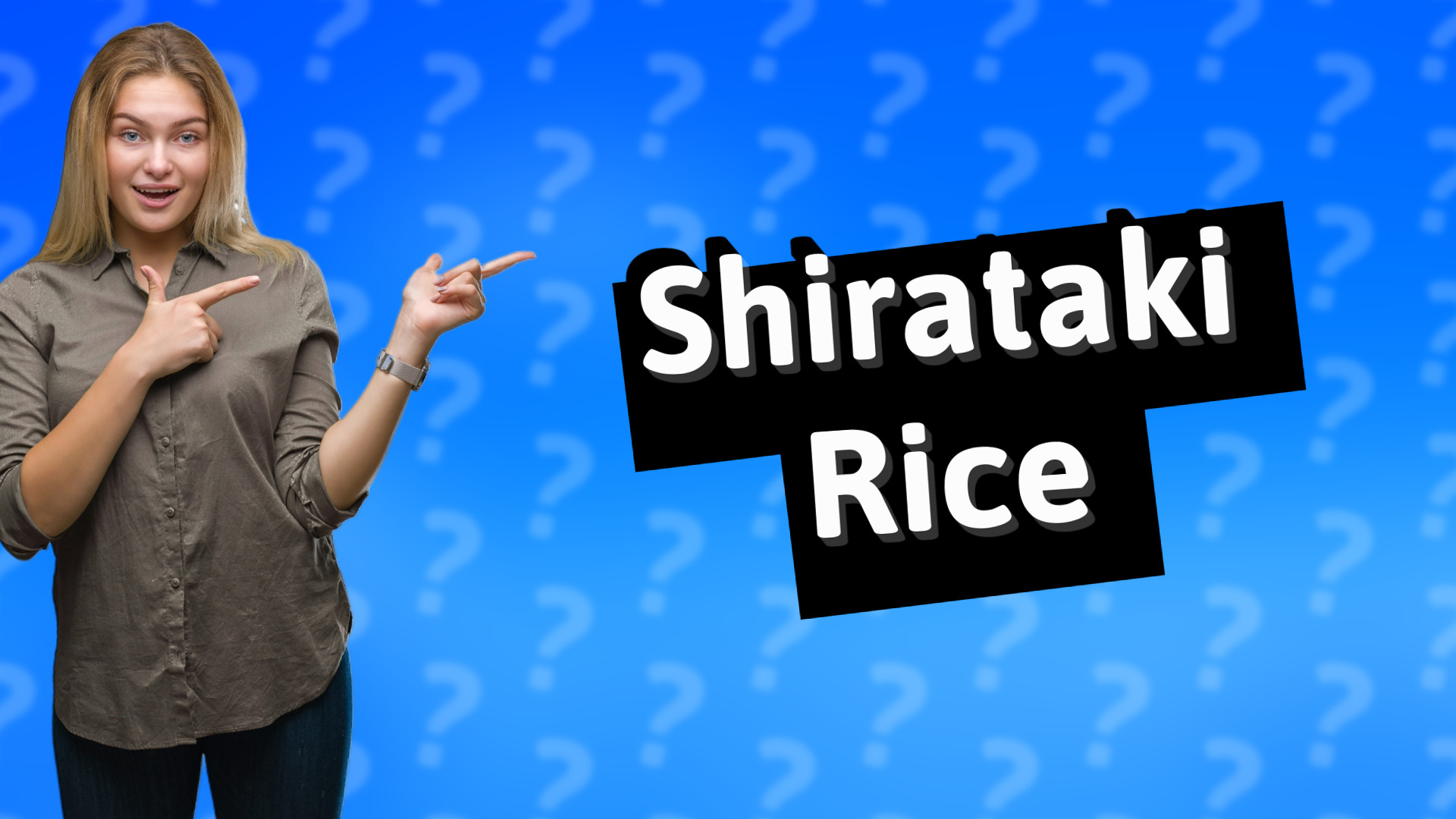 Shirataki Rice