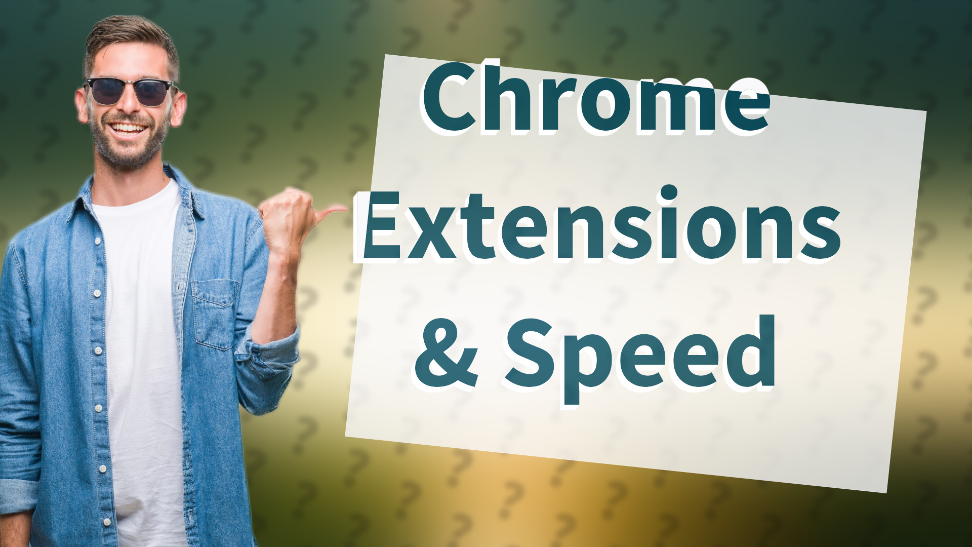 Chrome Extensions & Speed