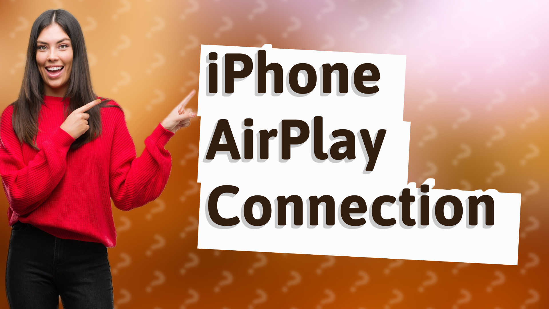 iPhone AirPlay Connection
