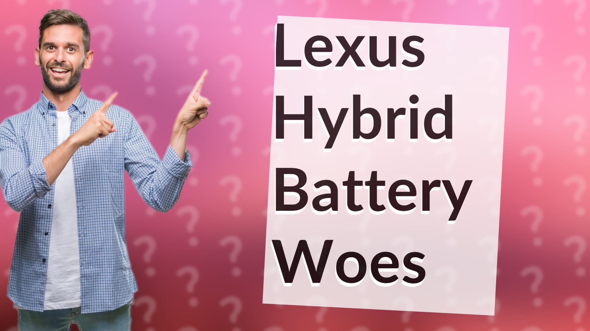 Lexus Hybrid Battery Woes