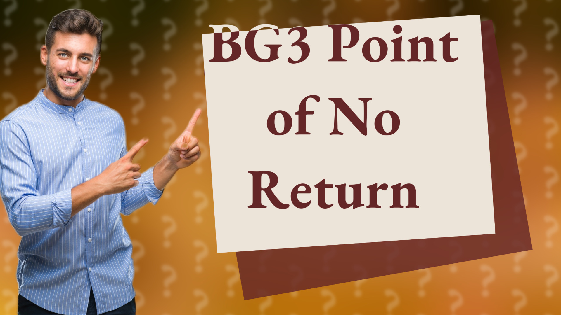 BG3 Point of No Return