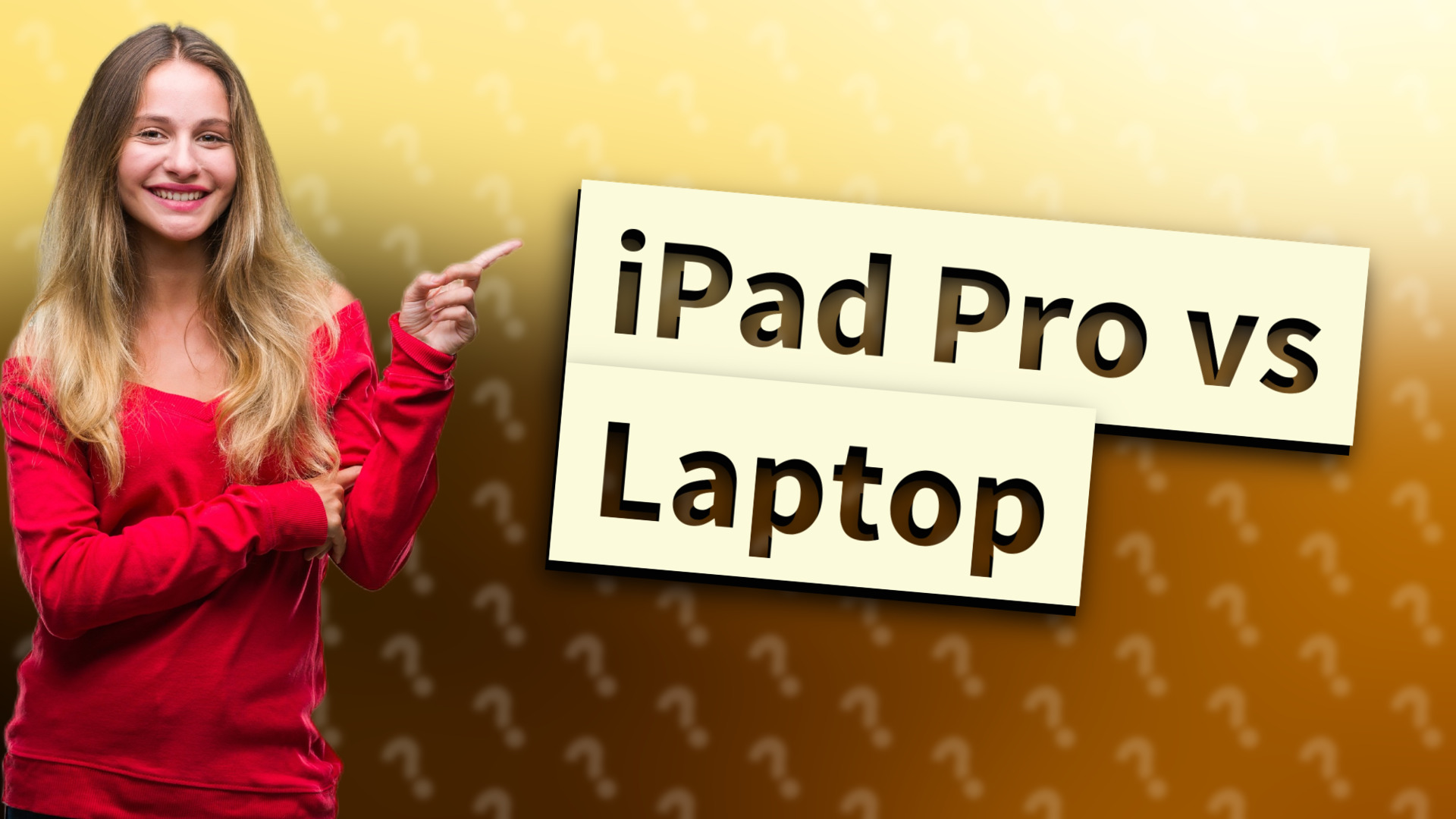 iPad Pro vs Laptop