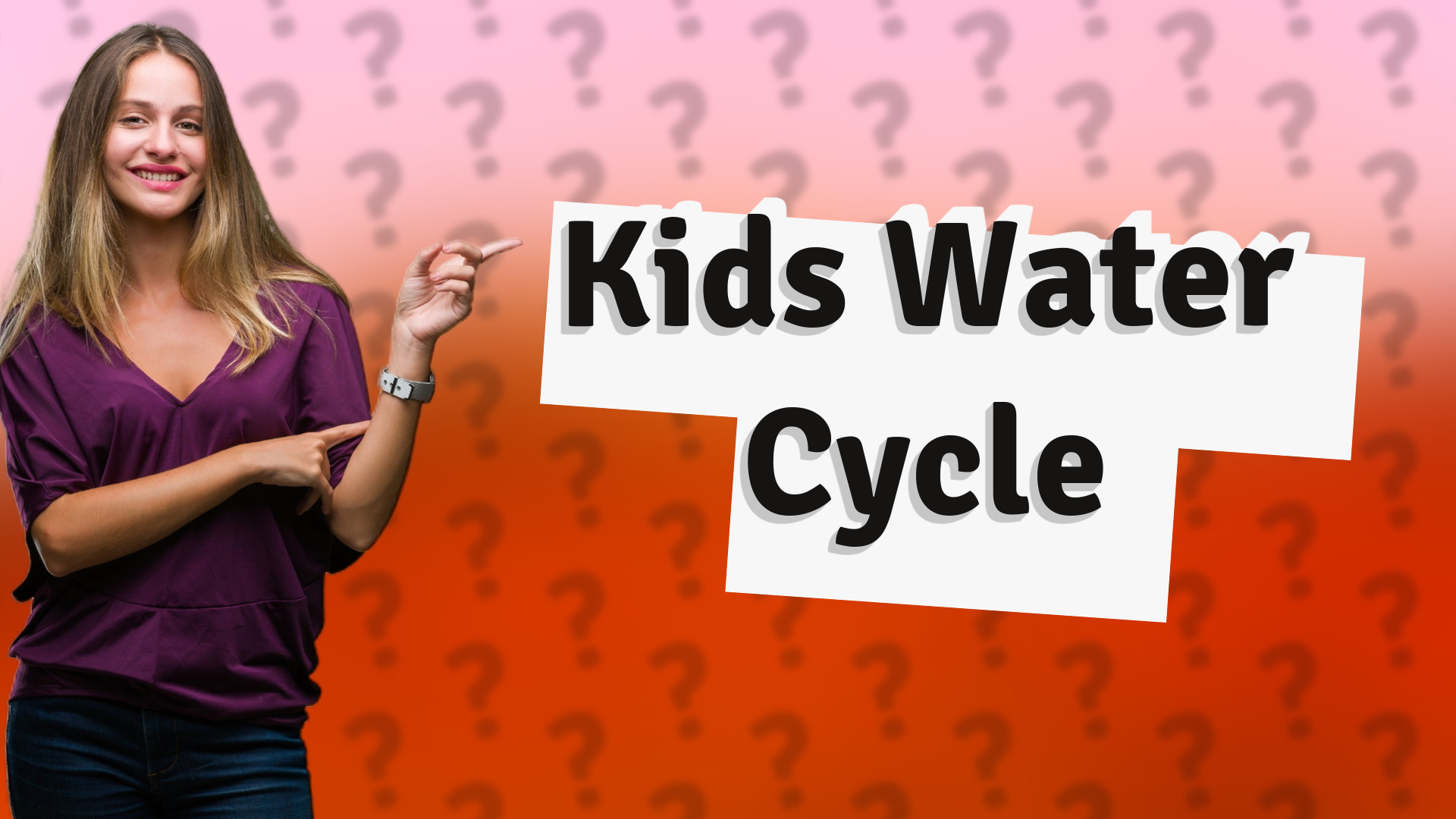 Kids Water Cycle