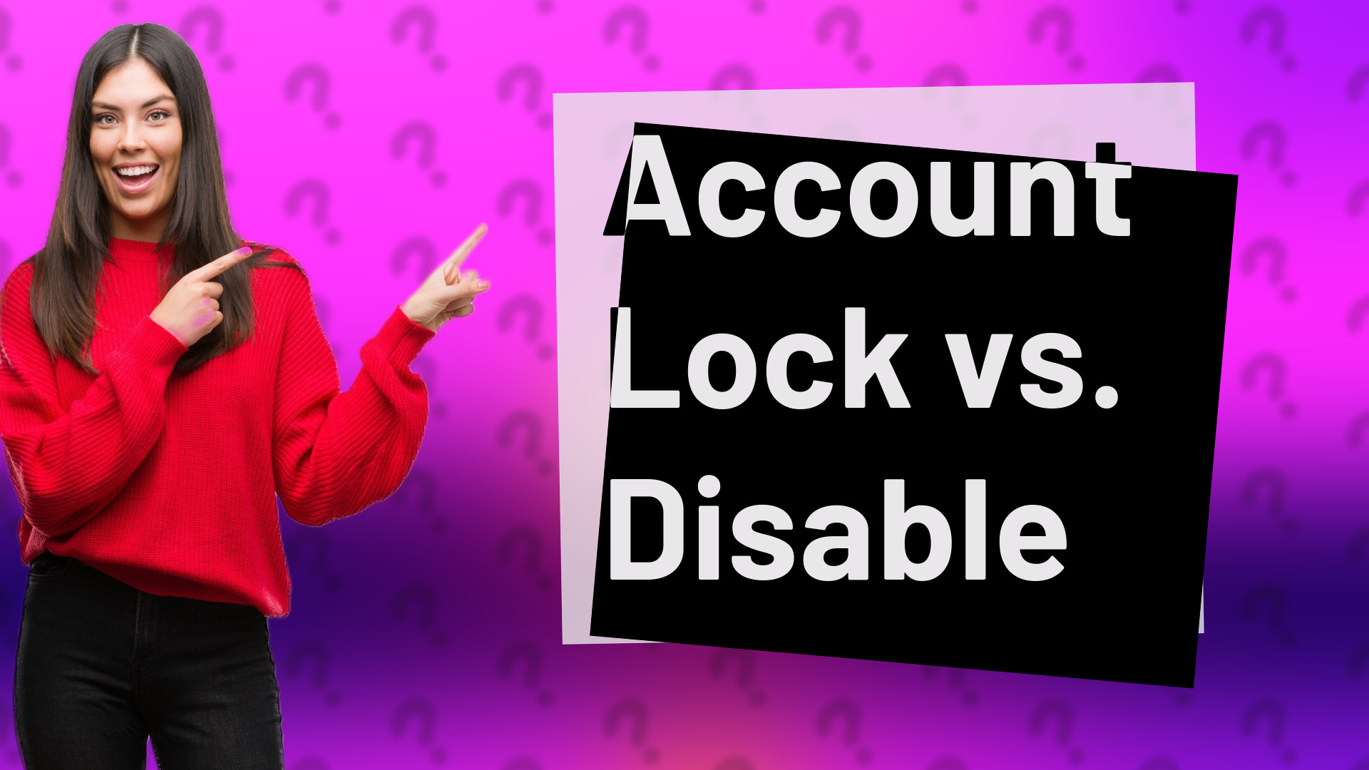 Account Lock vs. Disable