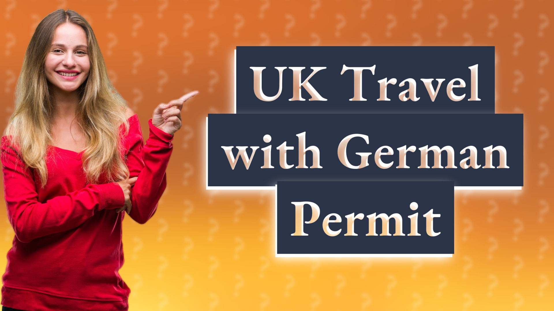 UK Travel with German Permit