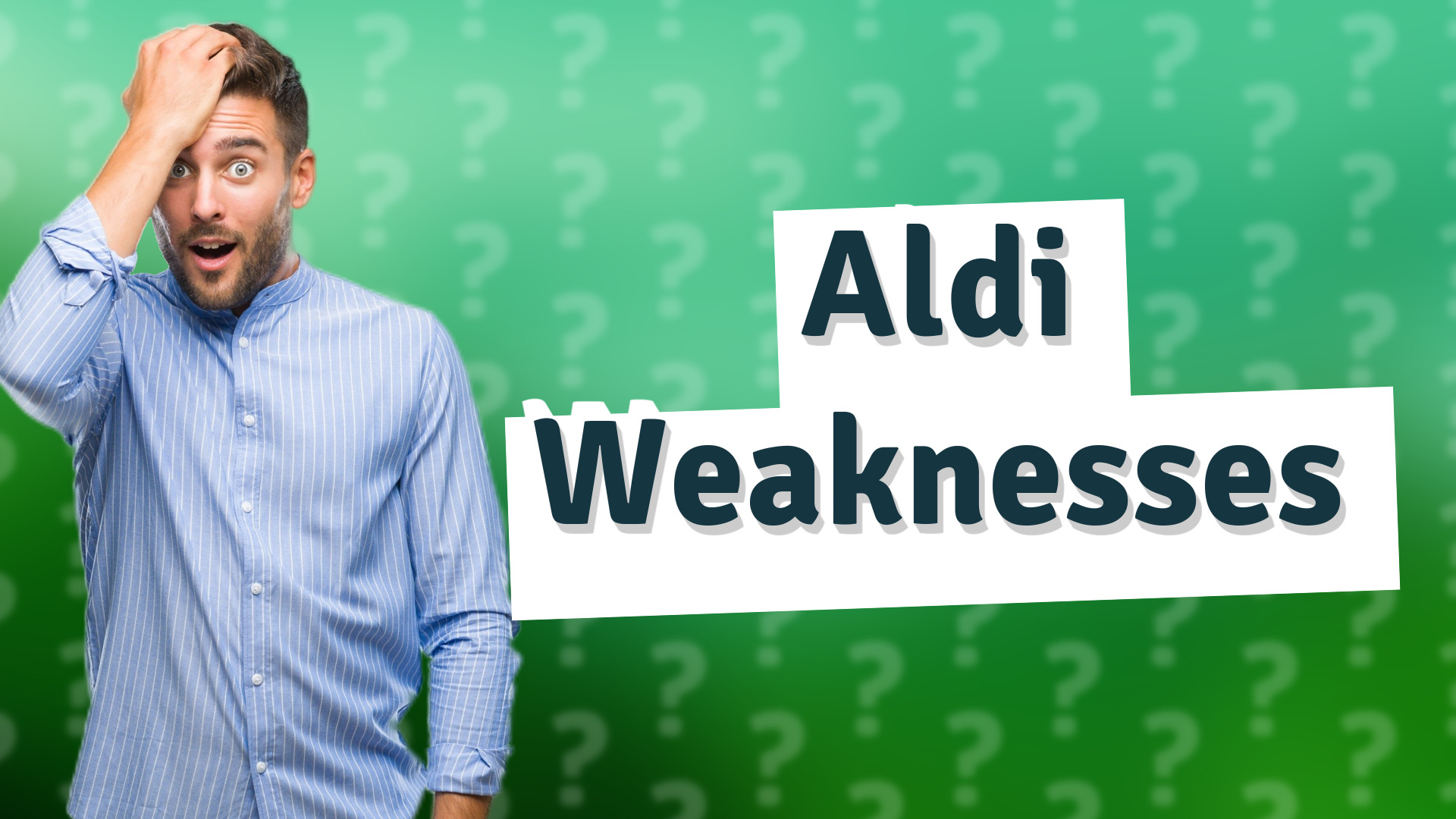 Aldi Weaknesses