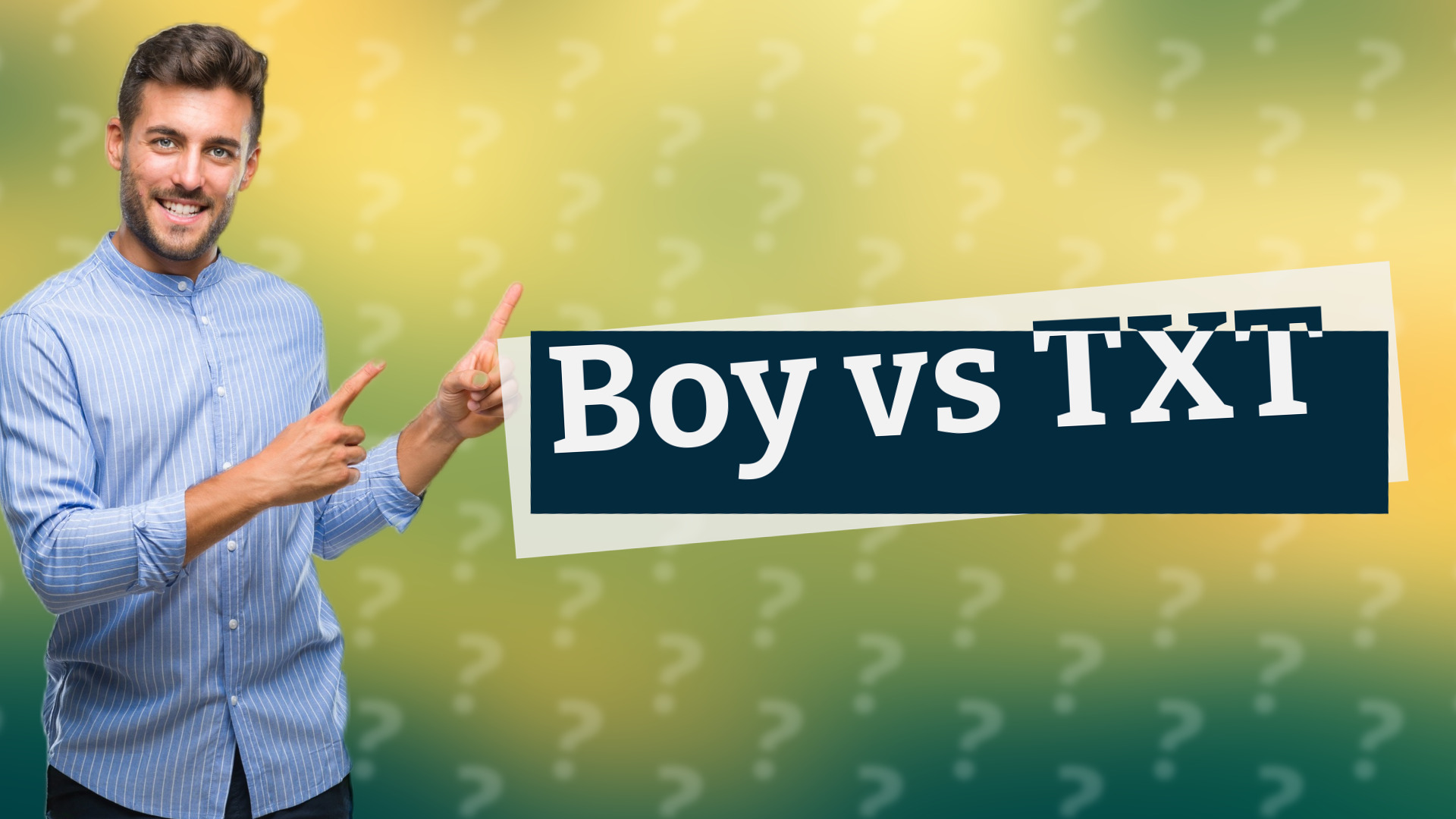 Boy vs TXT