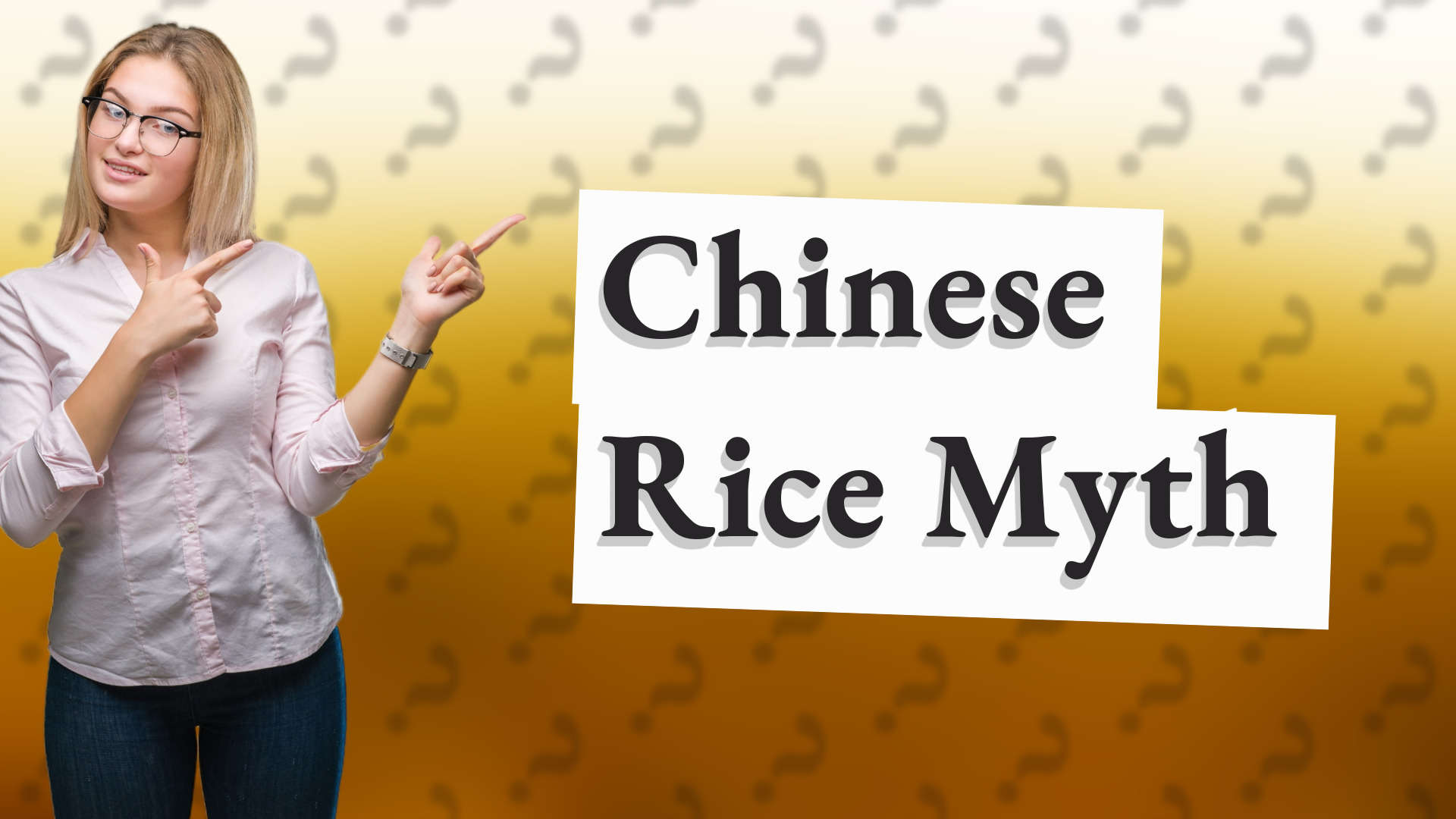 Chinese Rice Myth