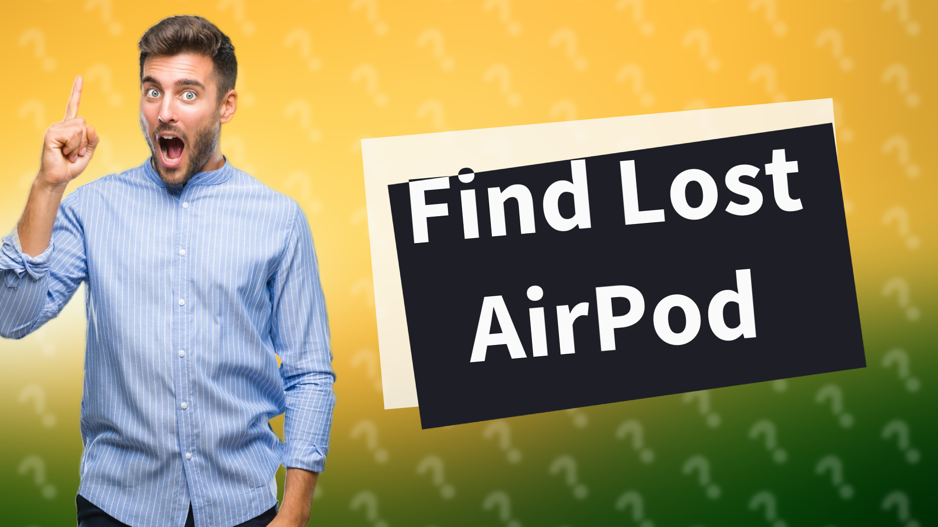 Find Lost AirPod