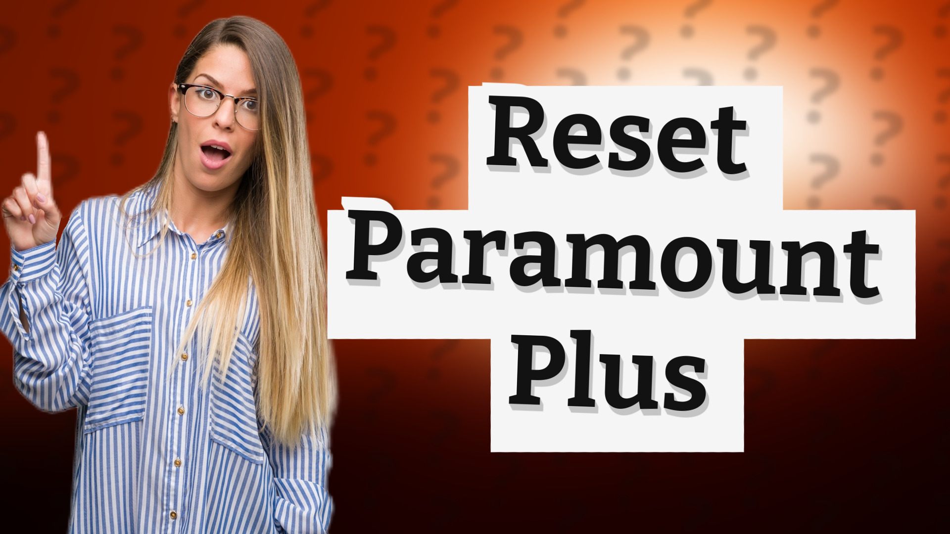 Reset Paramount Plus