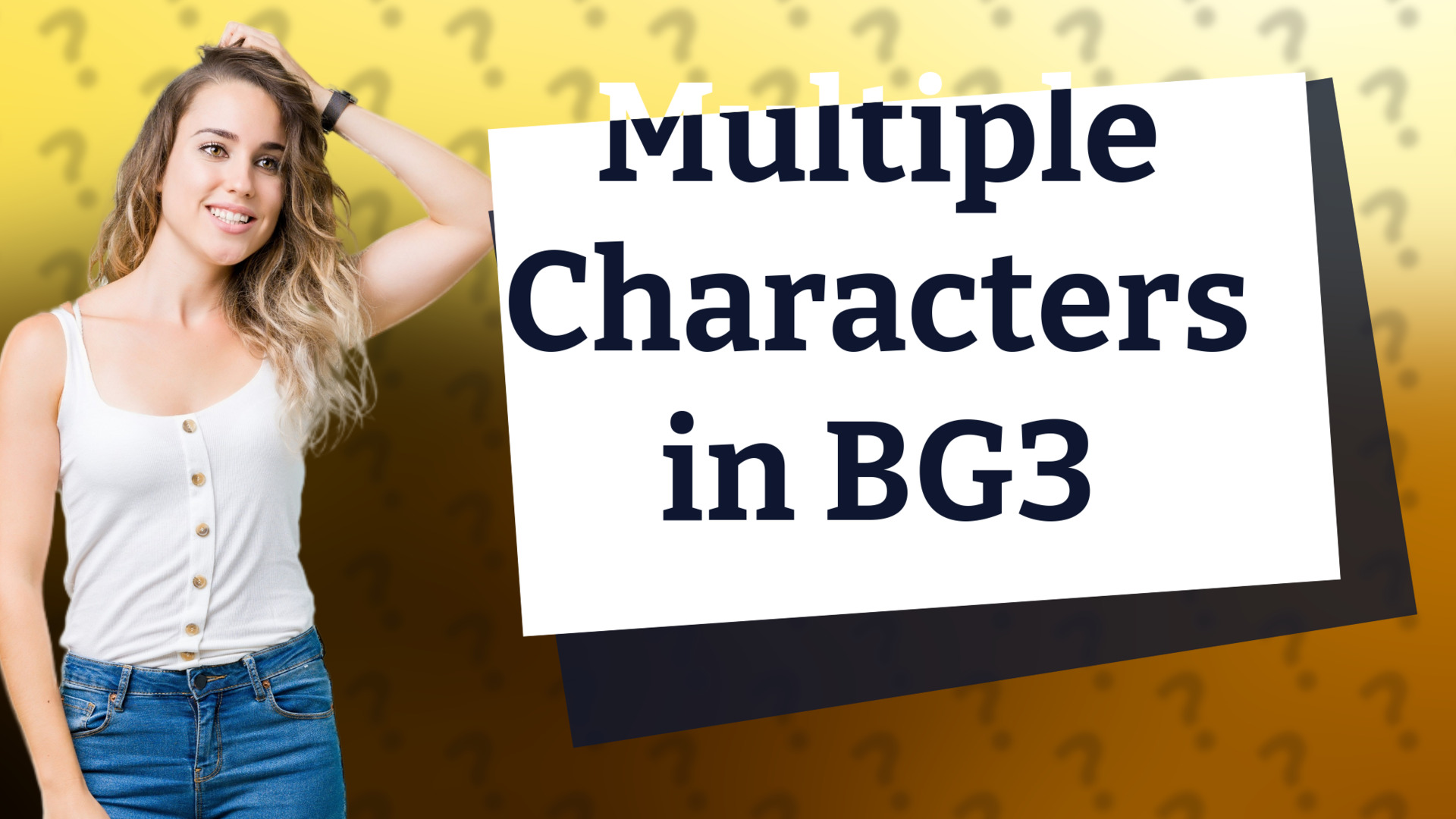 Multiple Characters in BG3