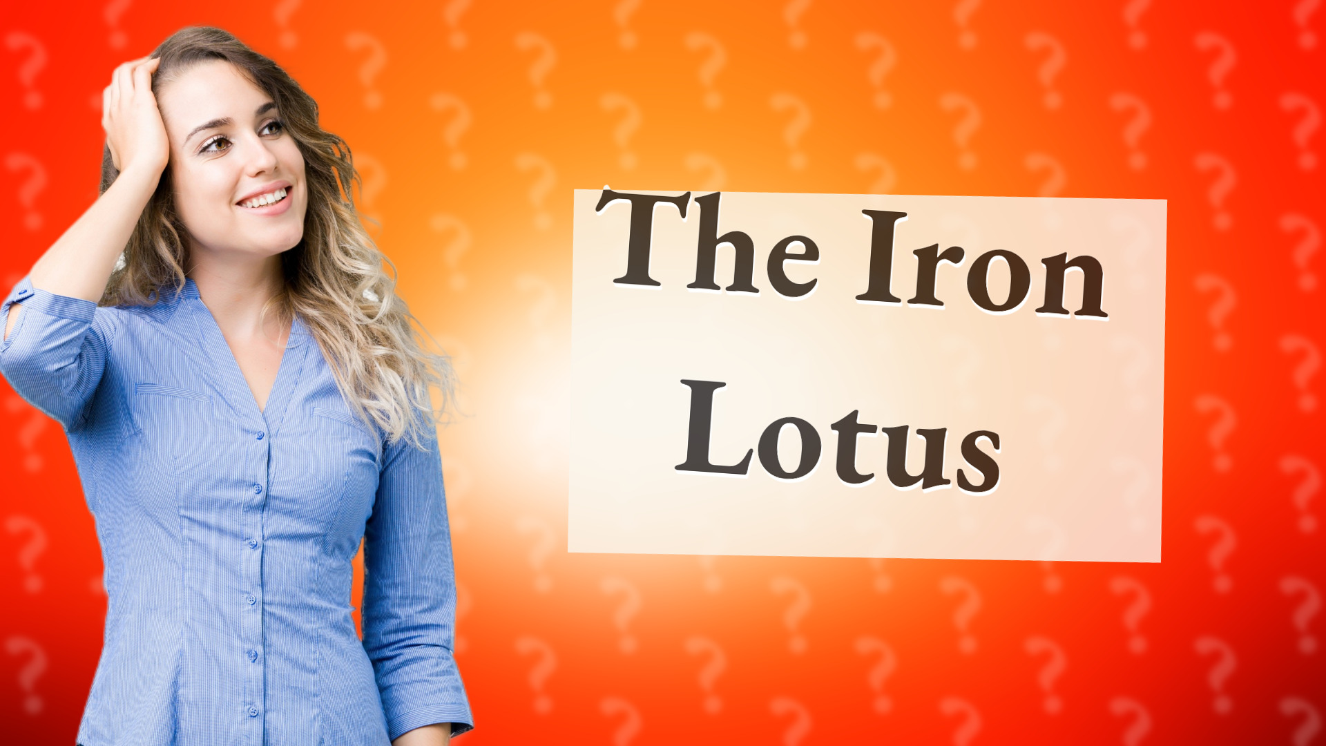 The Iron Lotus