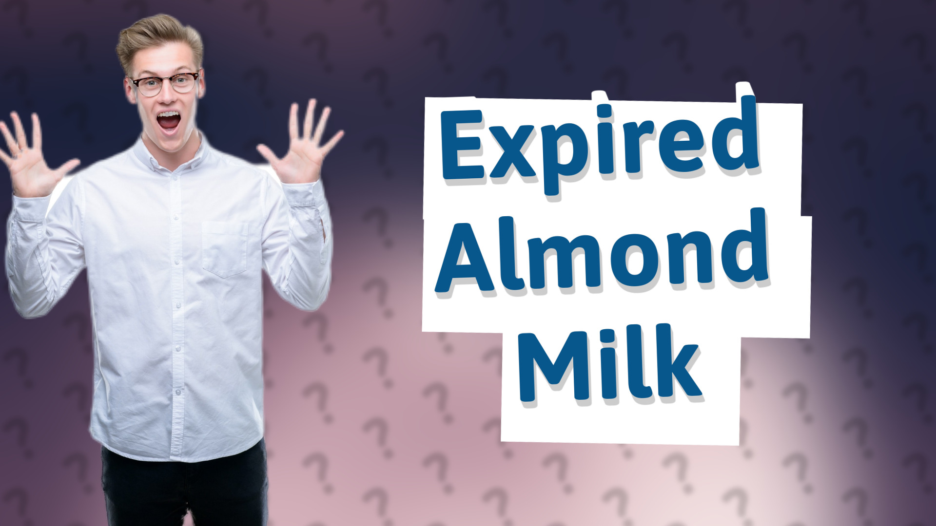 Expired Almond Milk