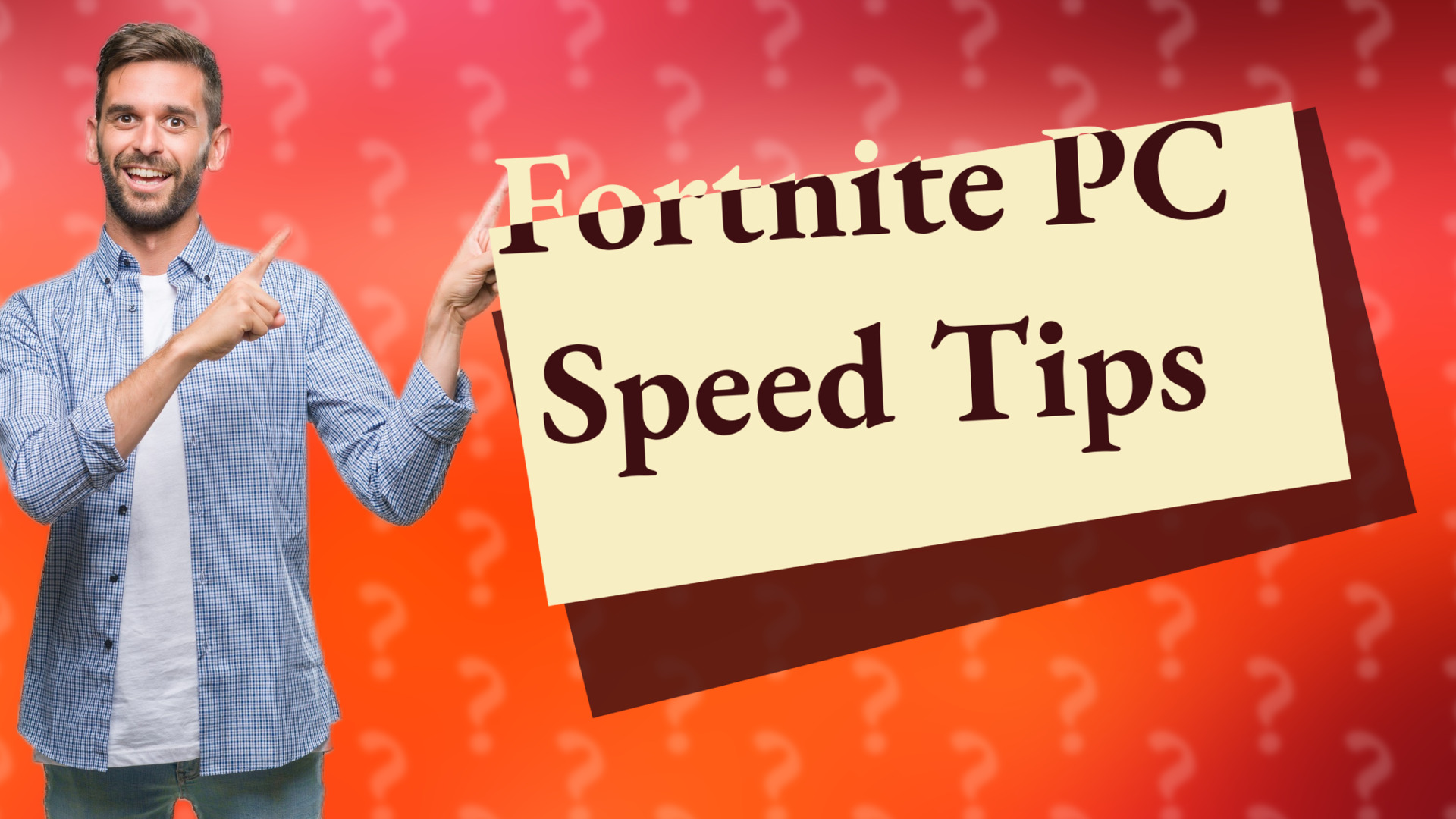 Fortnite PC Speed Tips