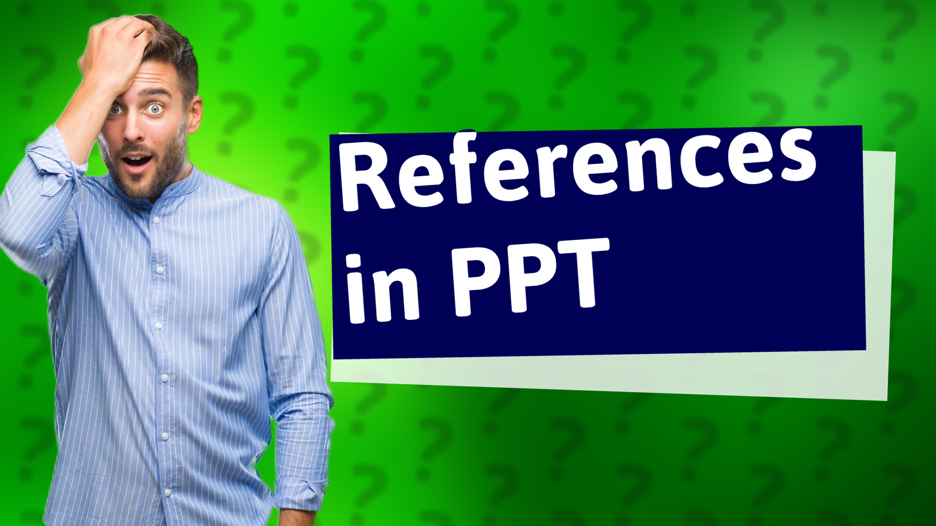 References in PPT