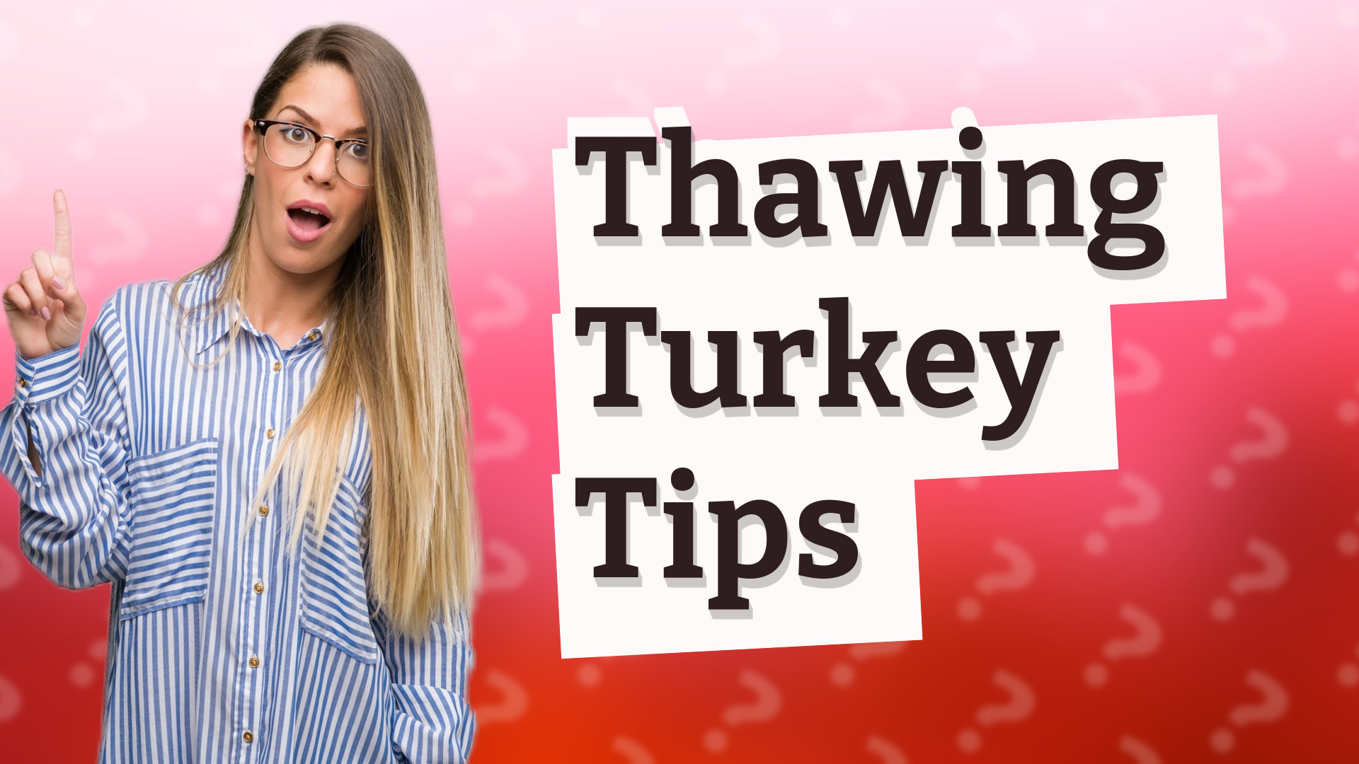 Thawing Turkey Tips