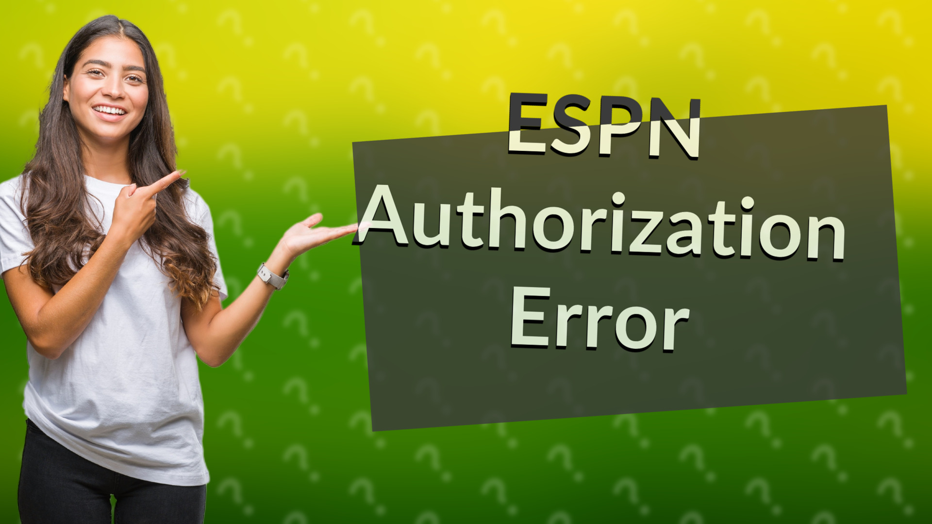ESPN Authorization Error