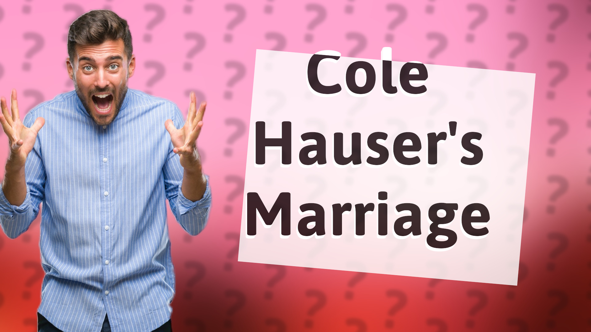 Cole Hauser's Marriage