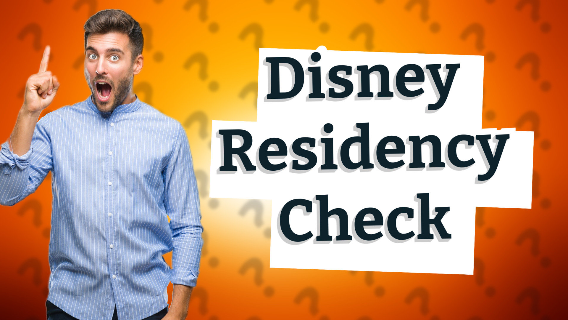 Disney Residency Check