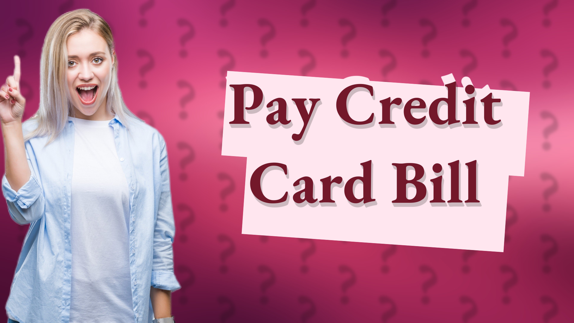 Pay Credit Card Bill
