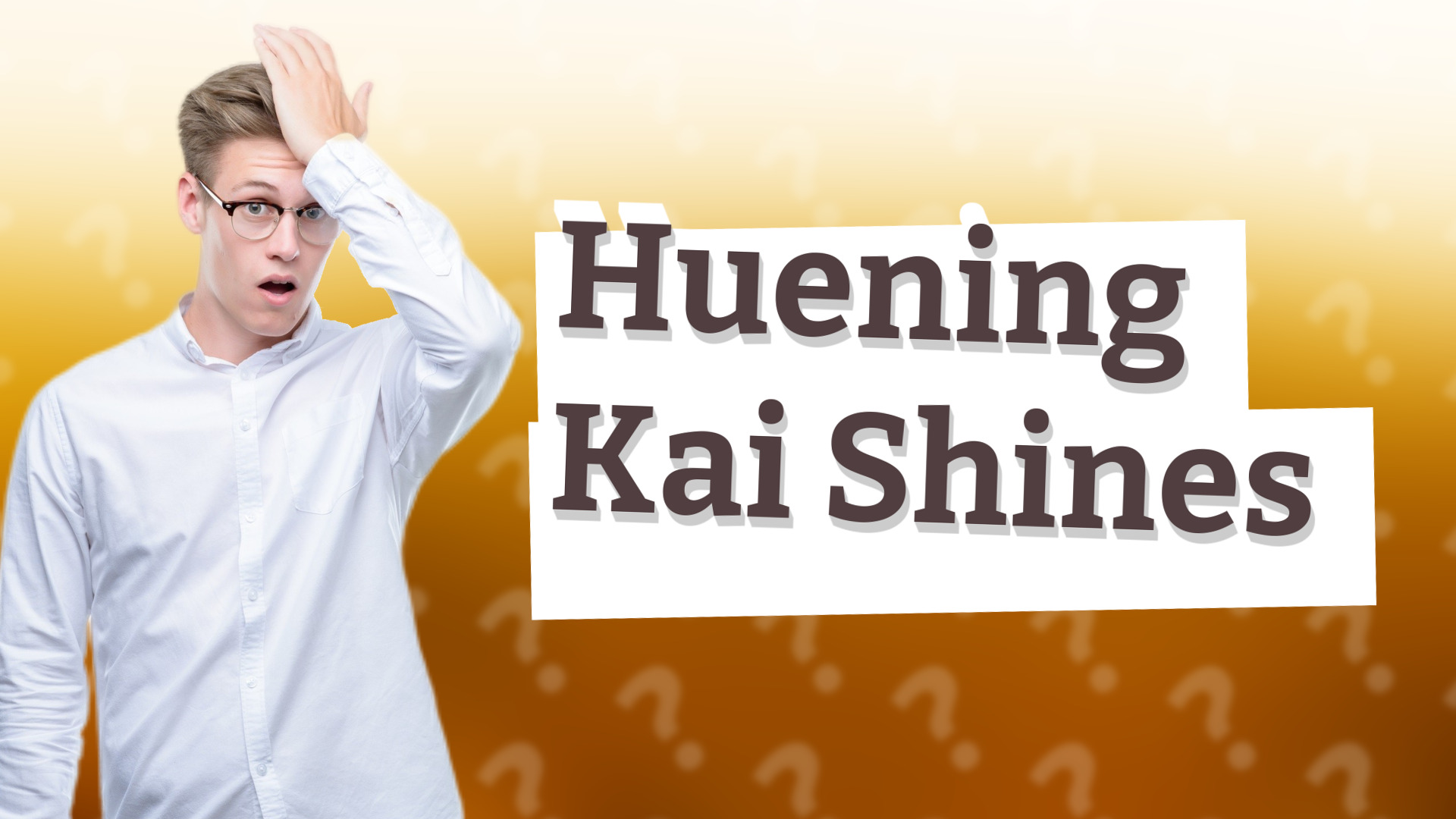 Huening Kai Shines