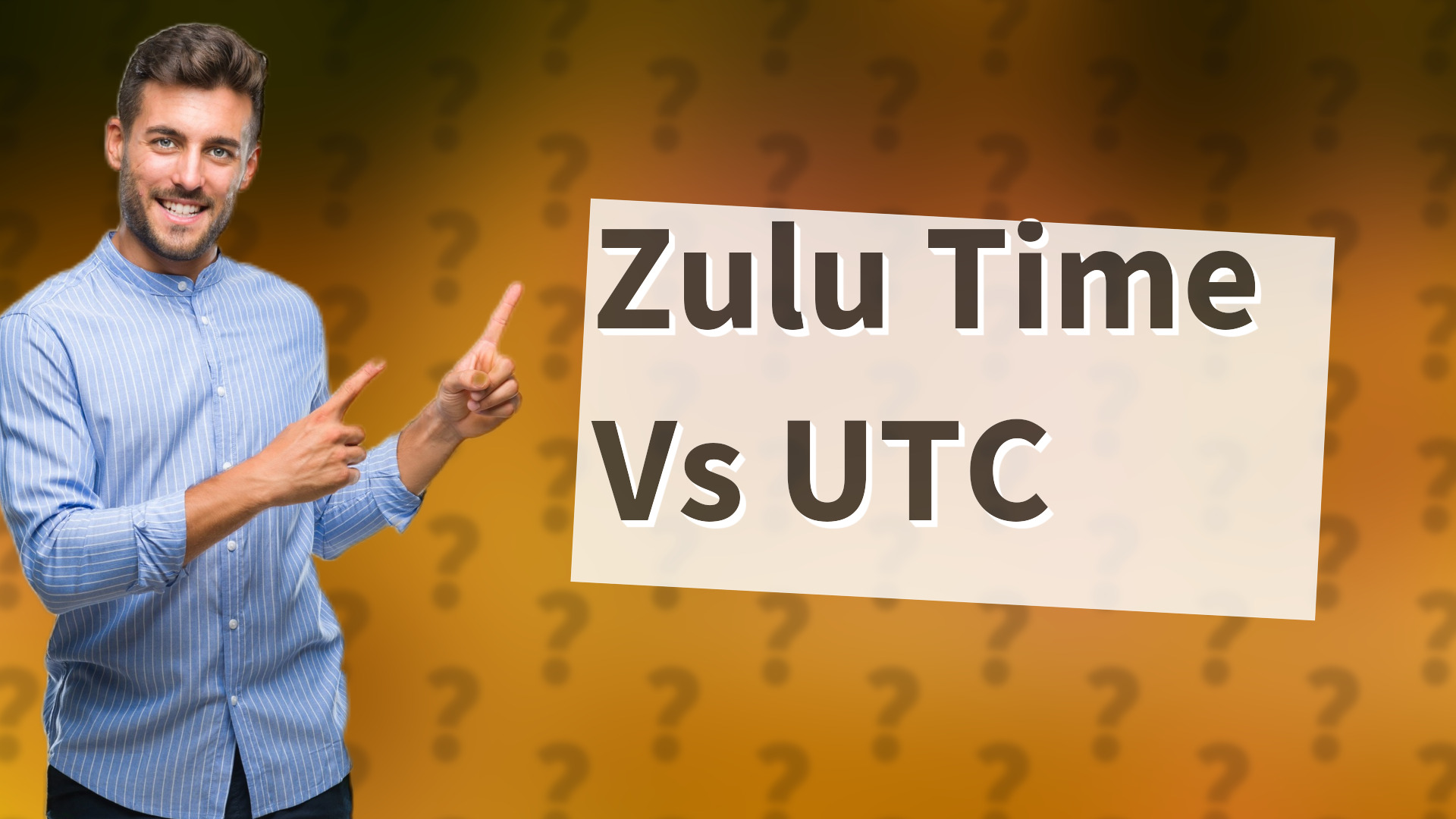 Zulu Time Vs UTC