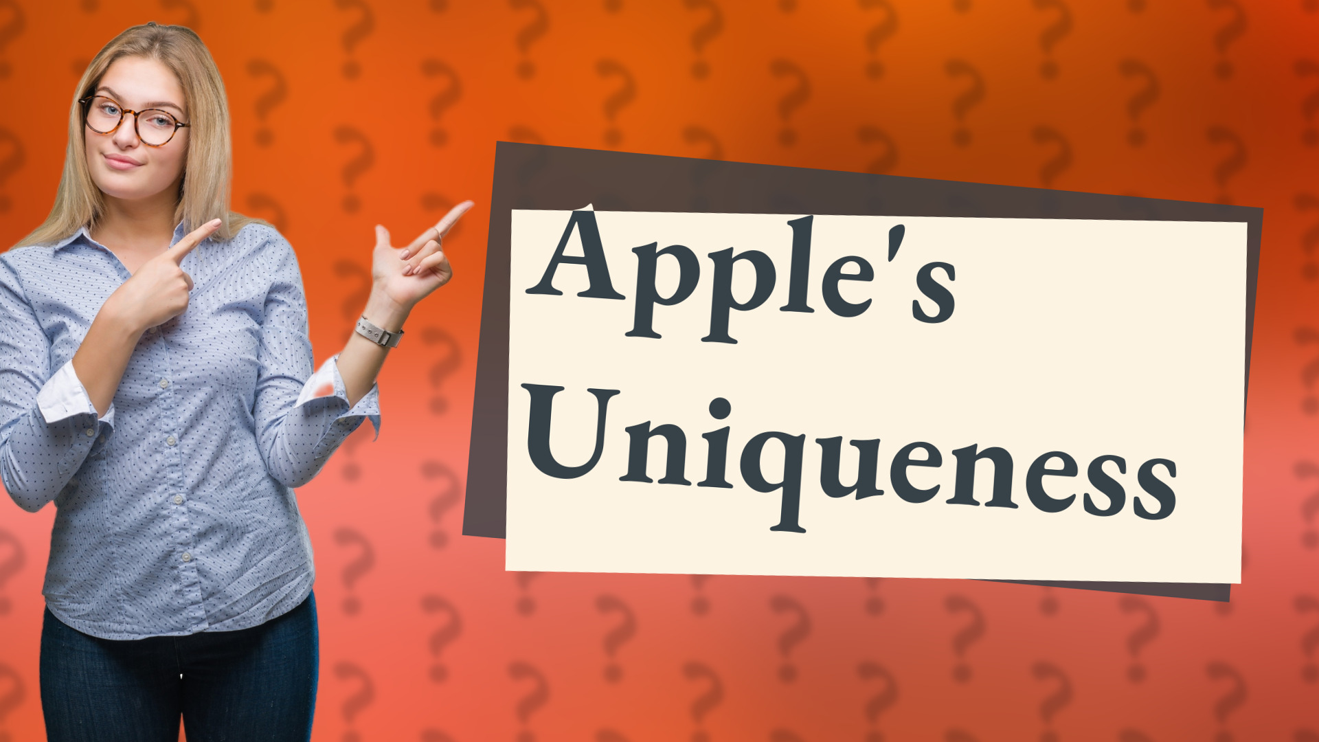Apple's Uniqueness