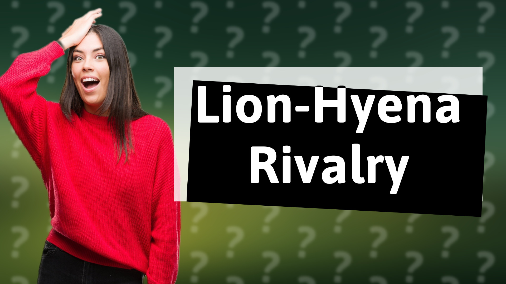 Lion-Hyena Rivalry