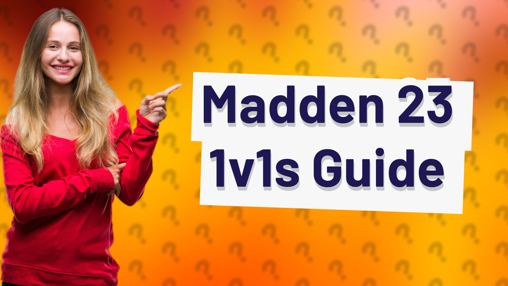 Madden 23 1v1s Guide