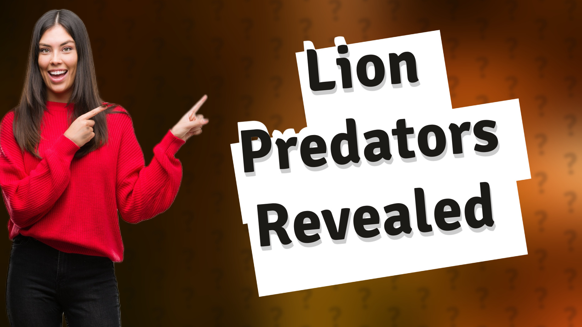 Lion Predators Revealed