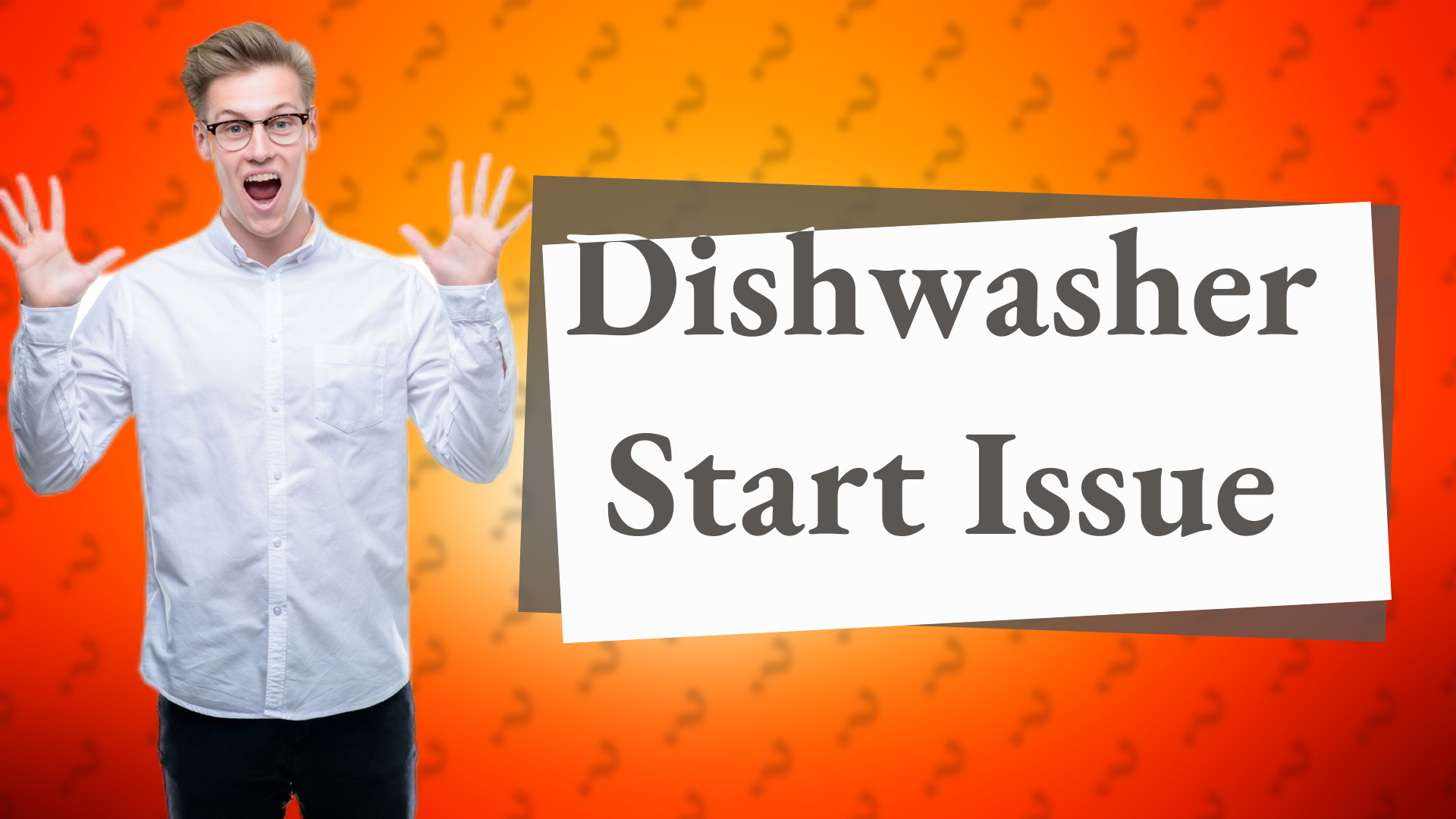 Dishwasher Start Issue
