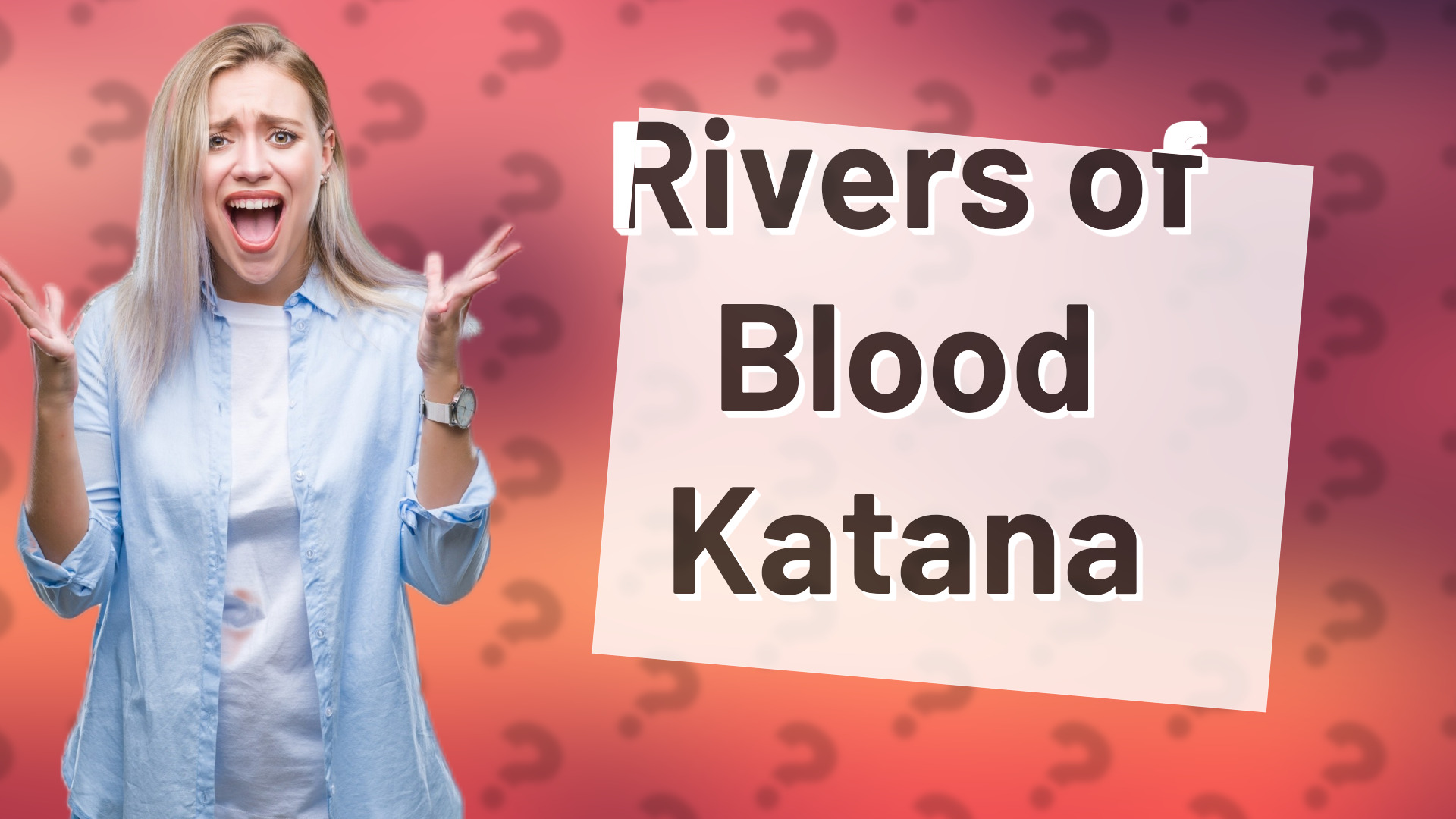 Rivers of Blood Katana