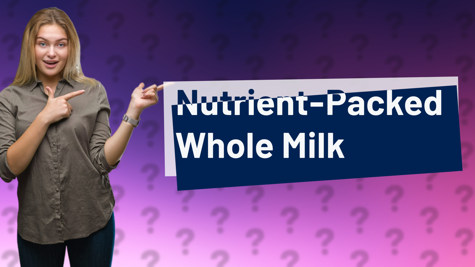 Nutrient-Packed Whole Milk