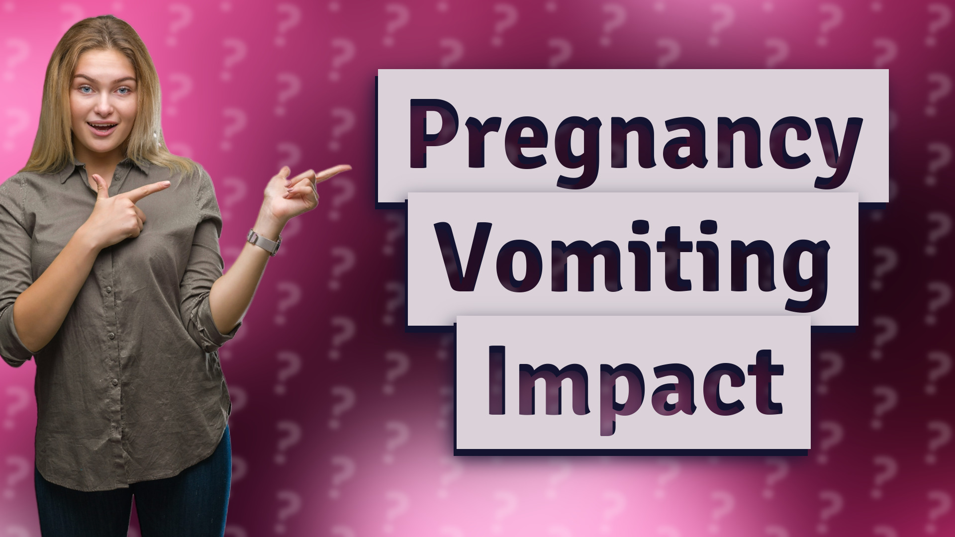 Pregnancy Vomiting Impact