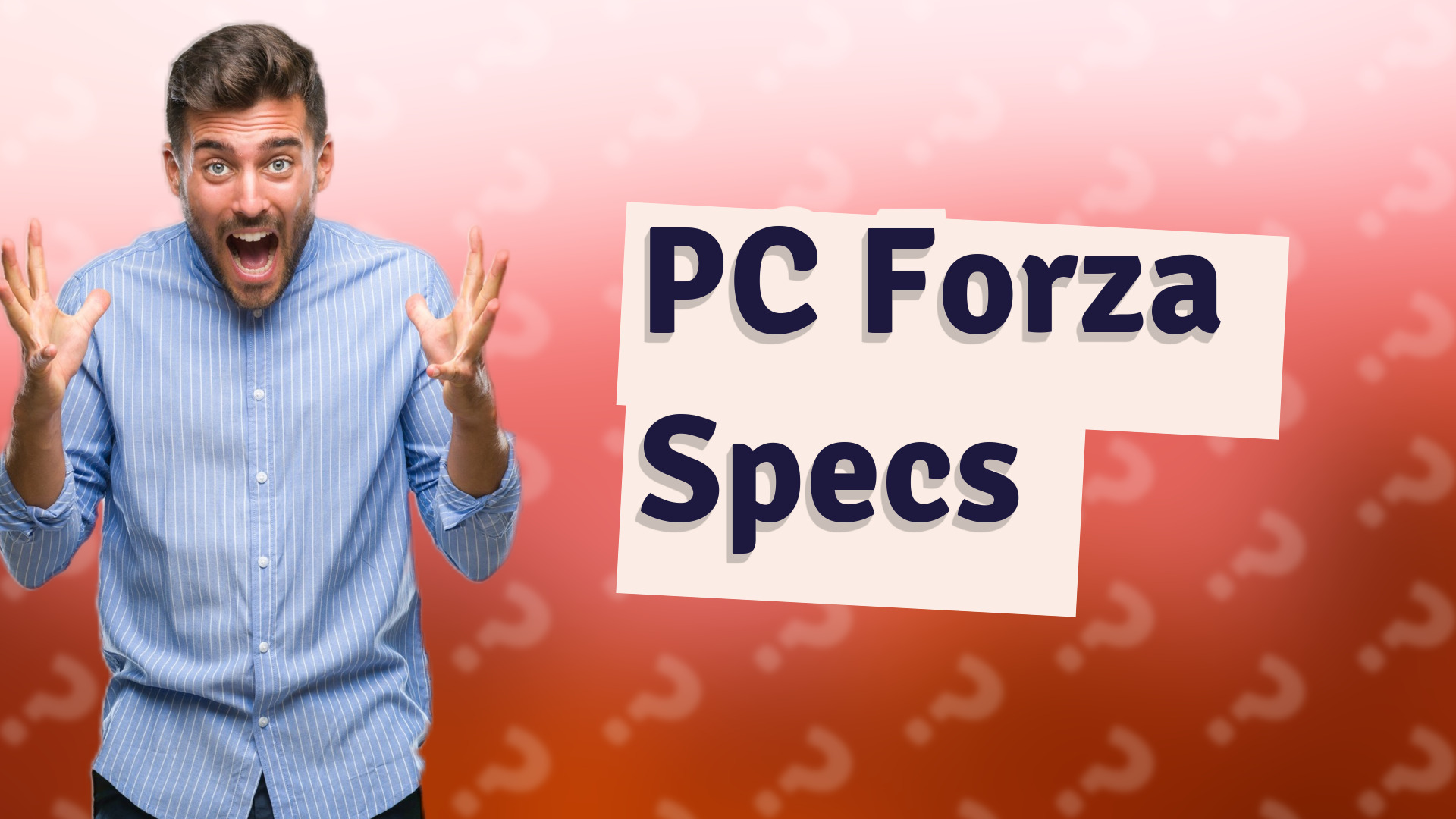 PC Forza Specs