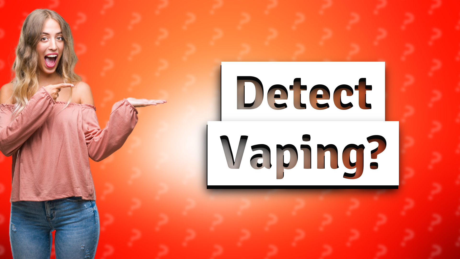 Detect Vaping?