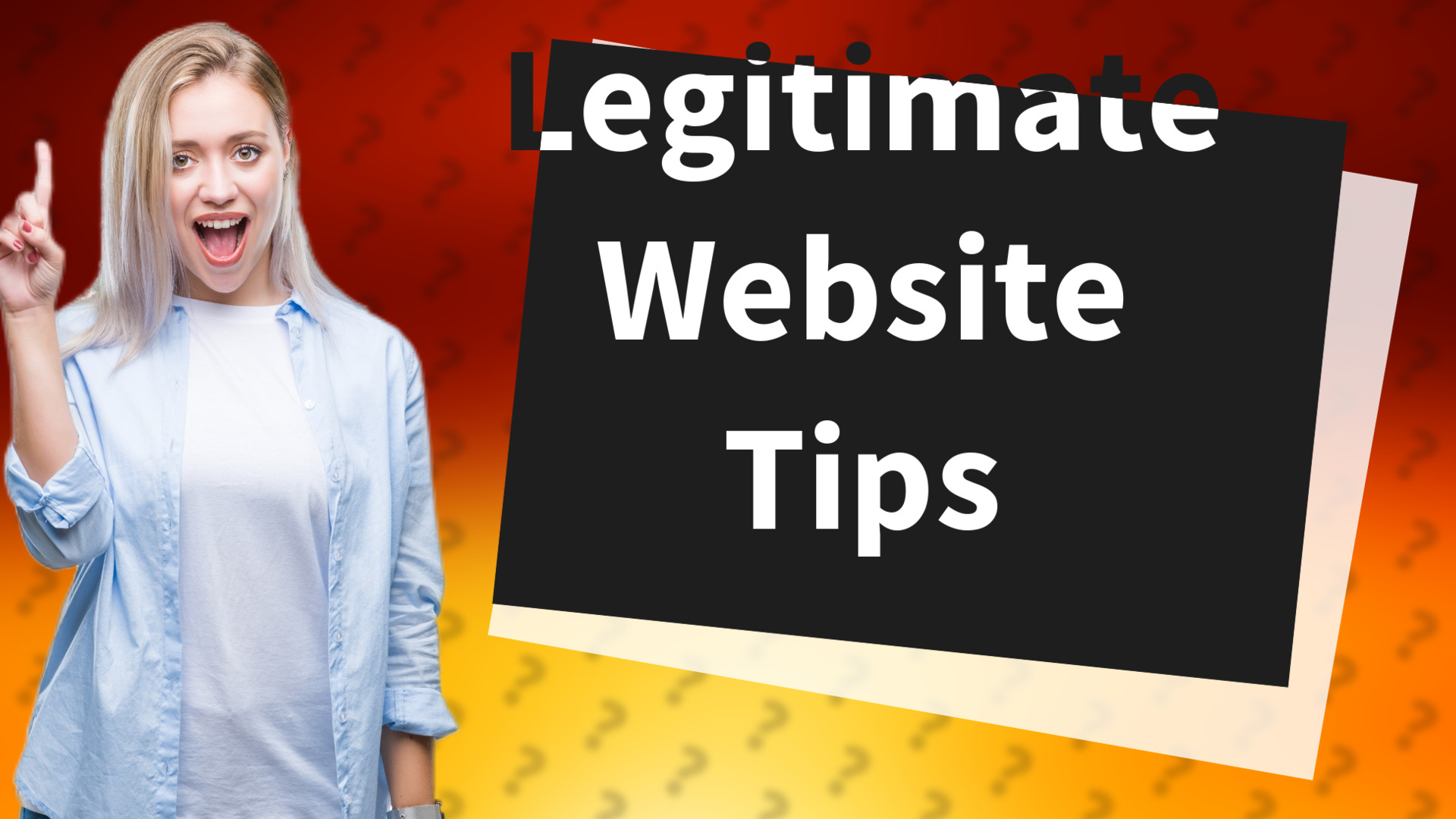 Legitimate Website Tips
