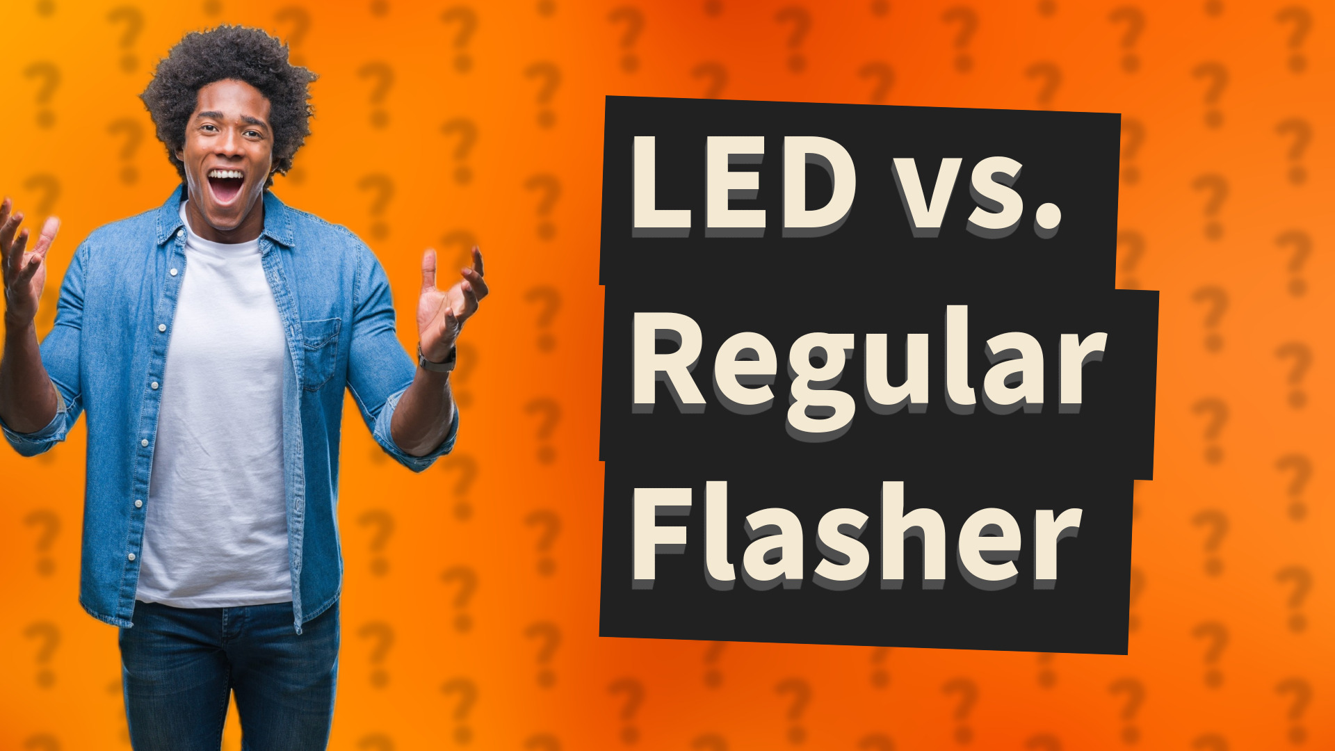 LED vs. Regular Flasher