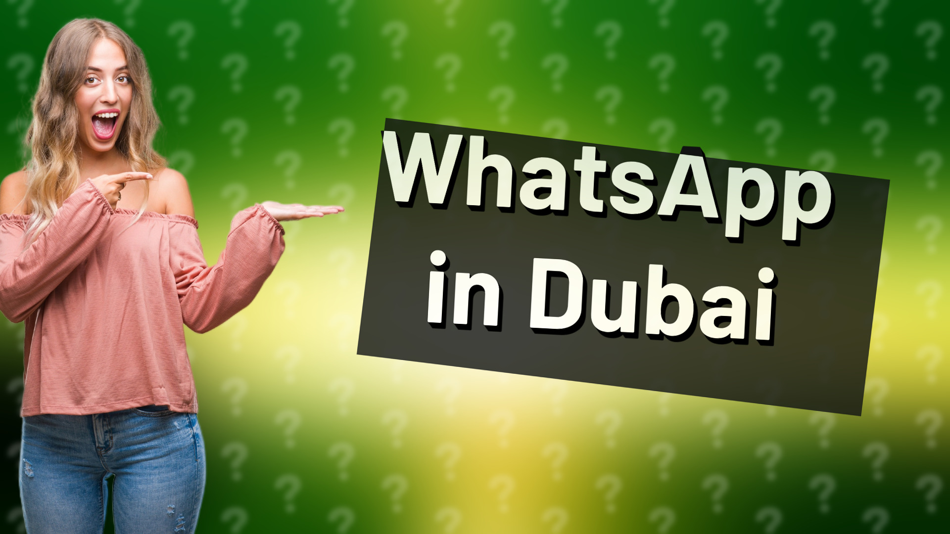 WhatsApp in Dubai