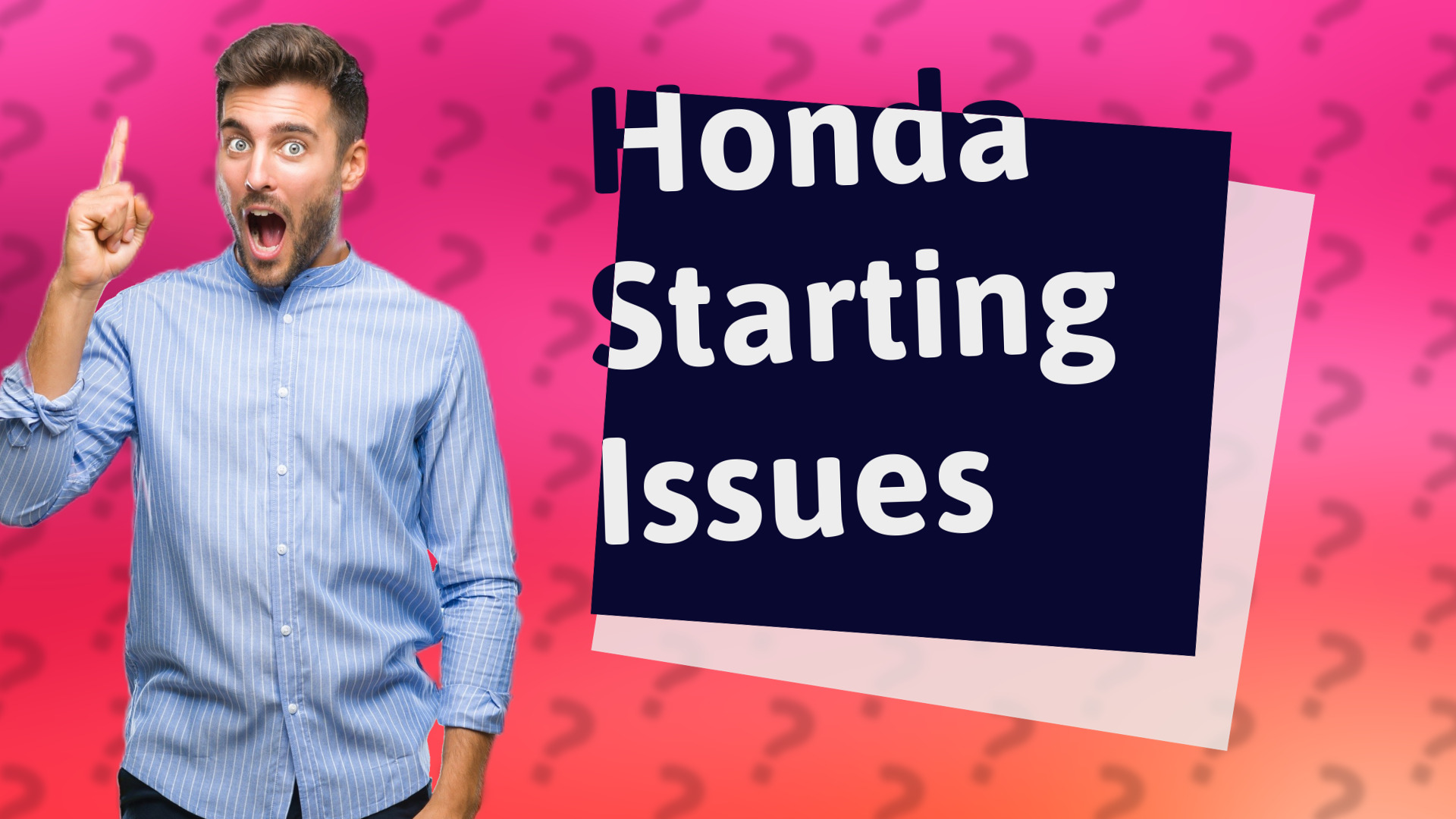 Honda Starting Issues