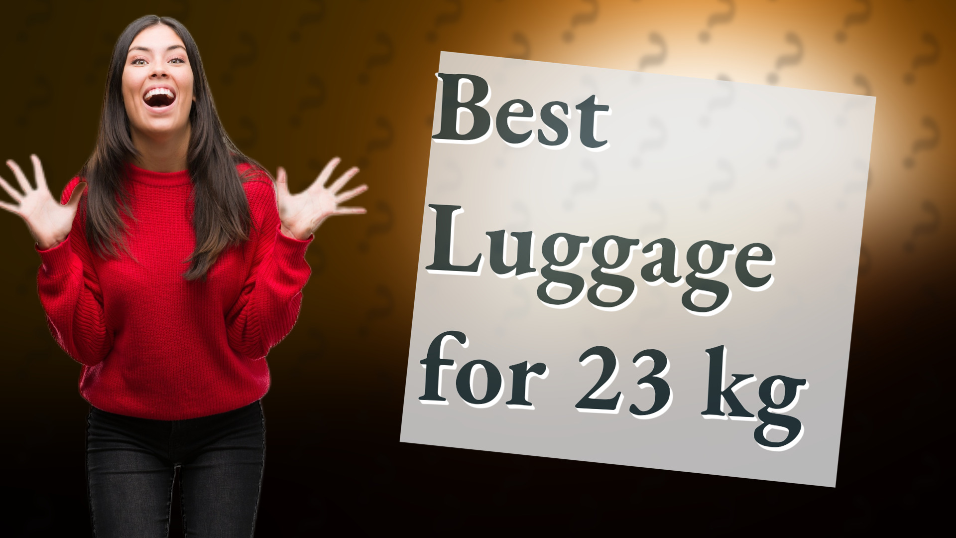 Best Luggage for 23 kg