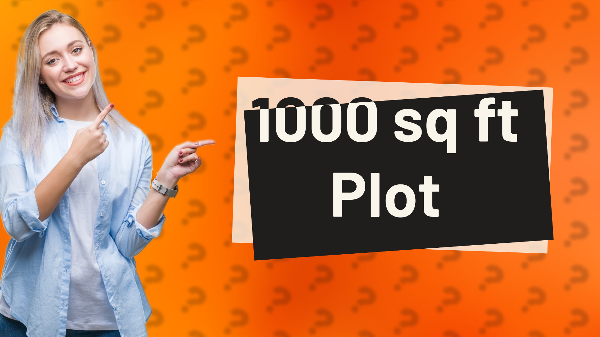 1000 sq ft Plot