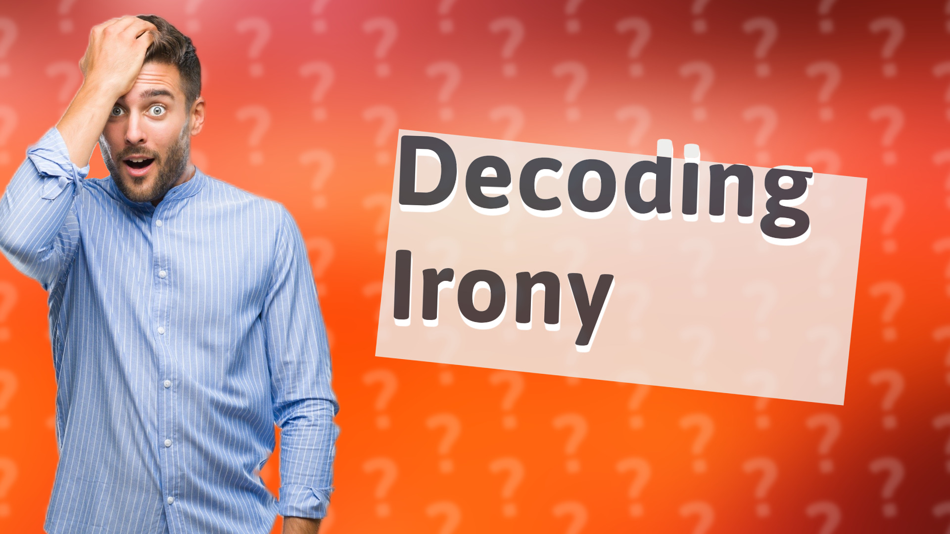 Decoding Irony