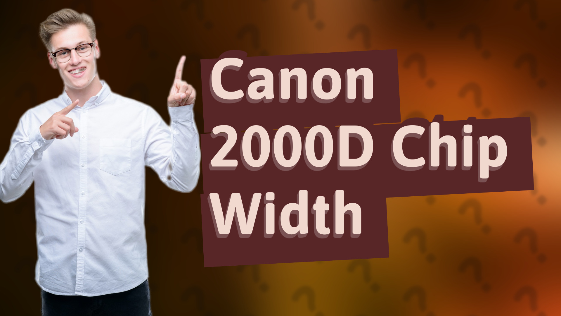 Canon 2000D Chip Width