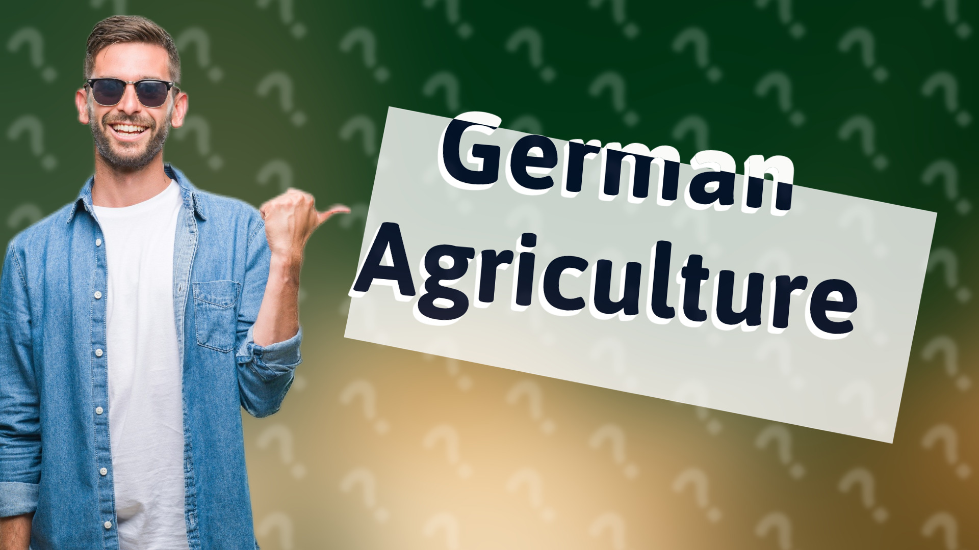 German Agriculture