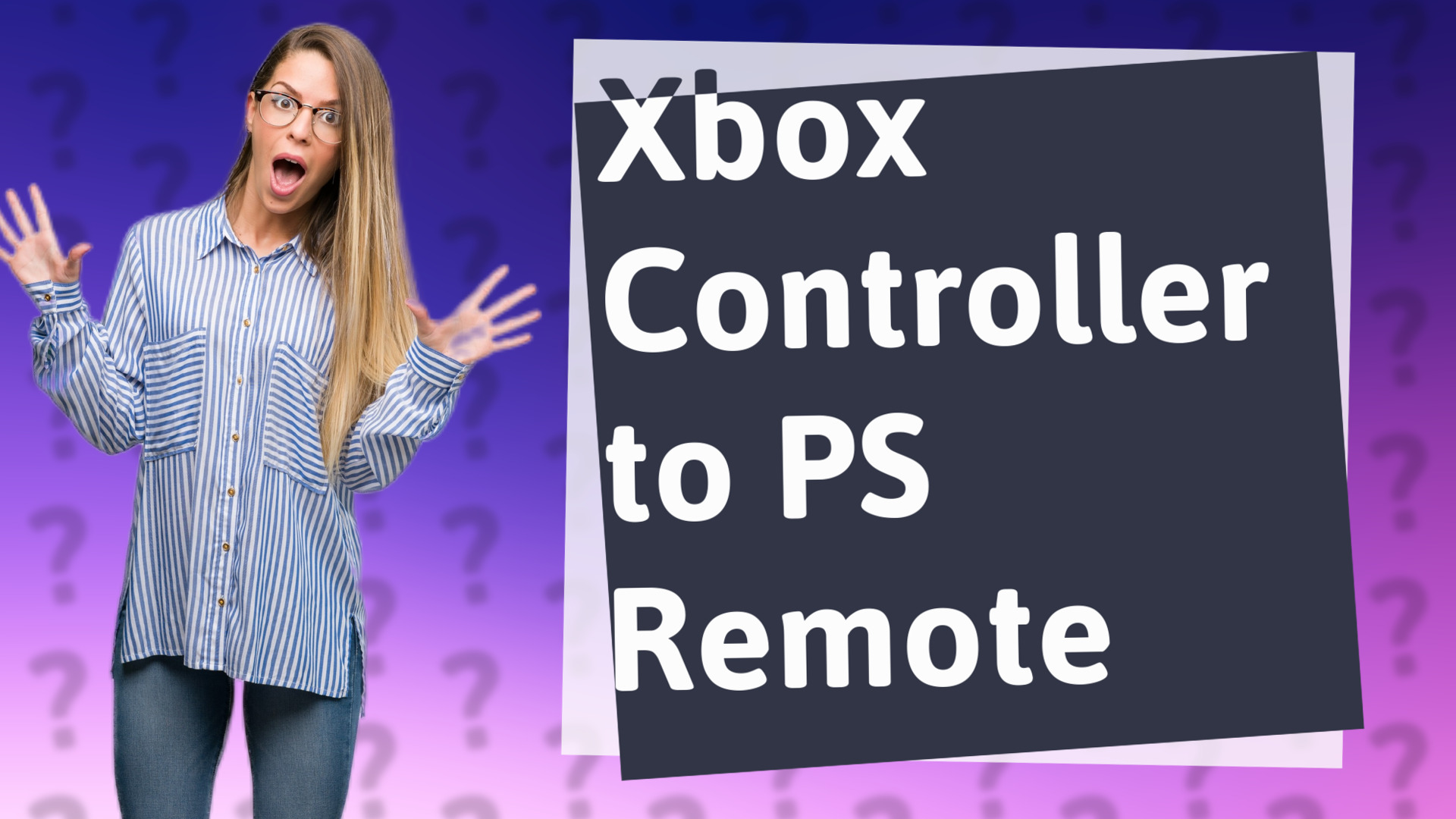Xbox Controller to PS Remote