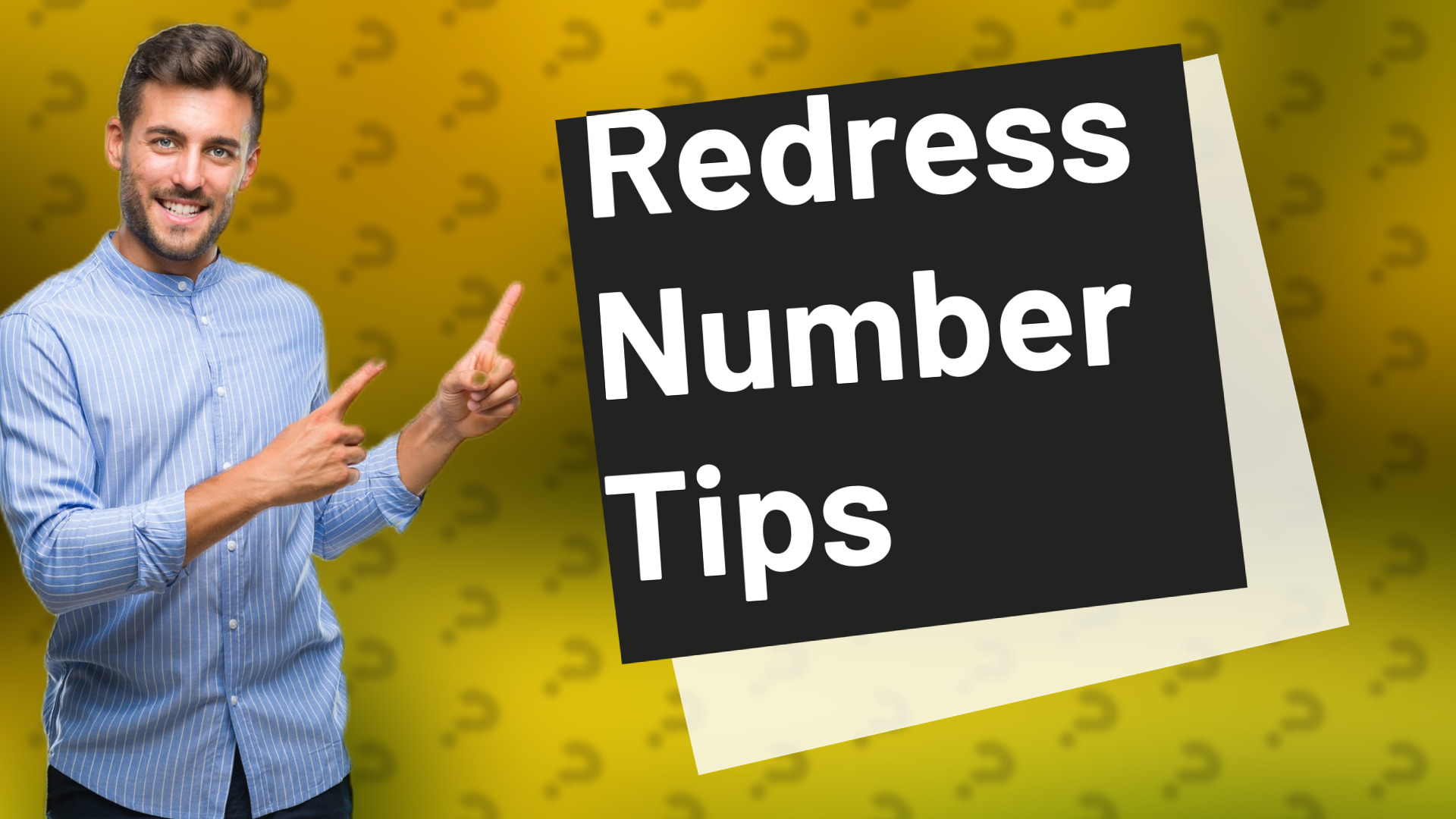 Redress Number Tips