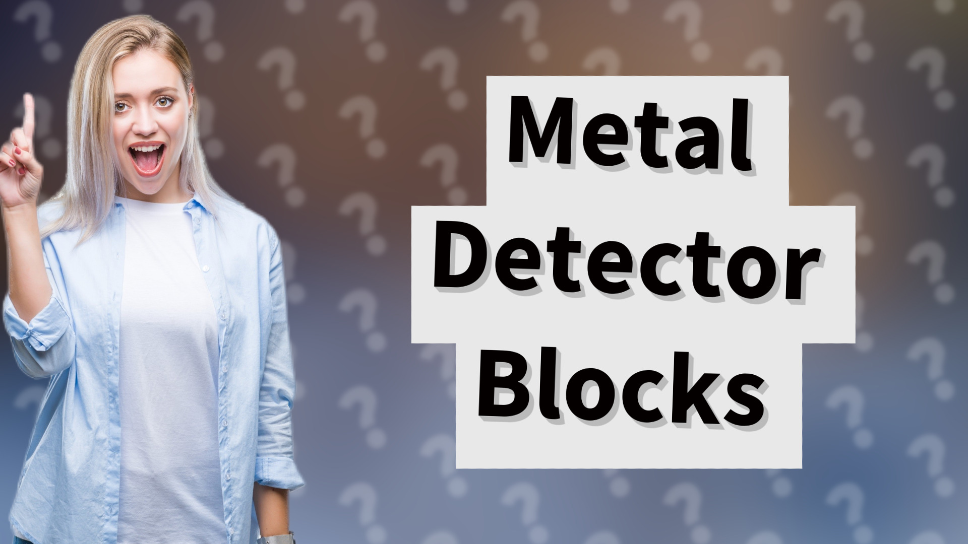 Metal Detector Blocks